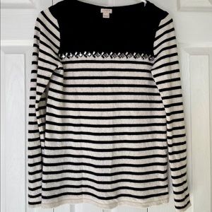 J crew stripe sweater